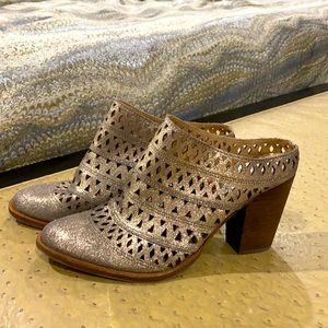 Steve Madden - Harmony mules leather- 3 inch heel